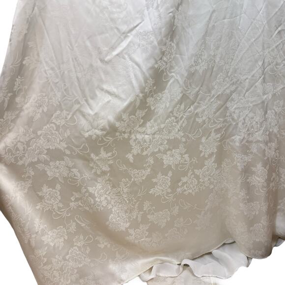 Reformation Allium Floral Open Back Maxi Dress Formal Party Bridal Ivory Size 4 - Picture 4 of 10